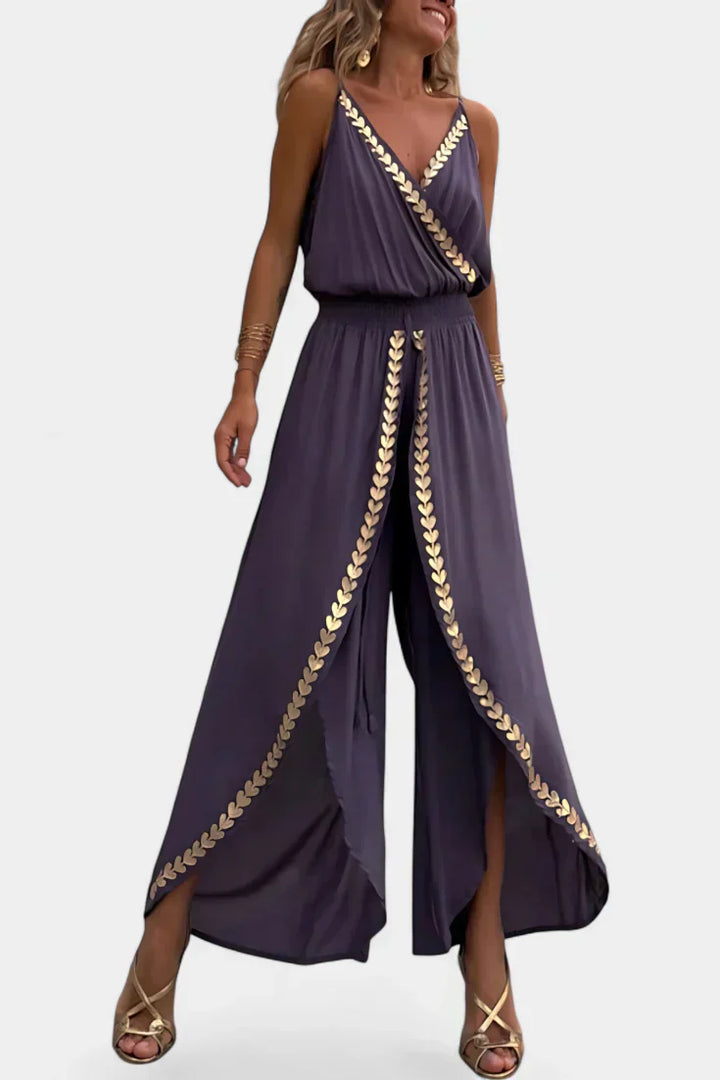 Lorena - Mono con Detalles Dorados