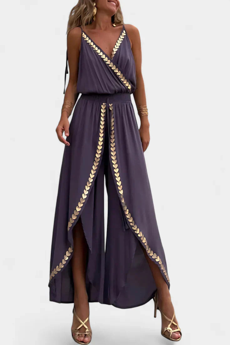 Lorena - Mono con Detalles Dorados