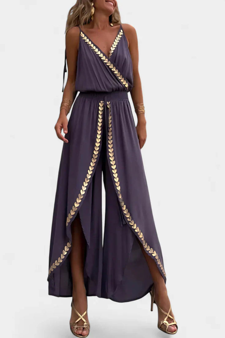 Lorena - Mono con Detalles Dorados
