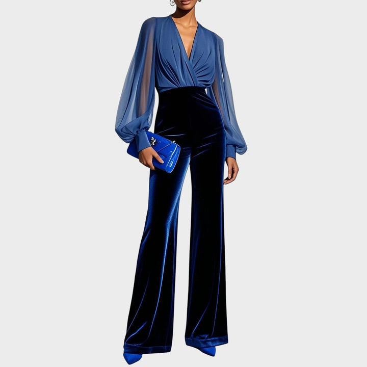 Grimelda | Mono de Terciopelo con Escote en V