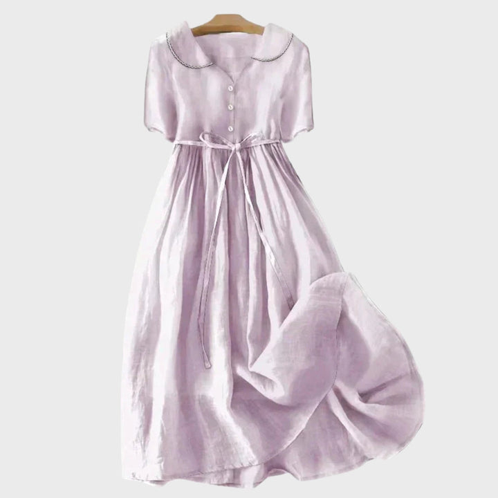 Vestido Clásico con Botones