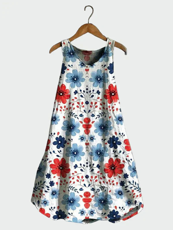 Vestido con Estampado Floral