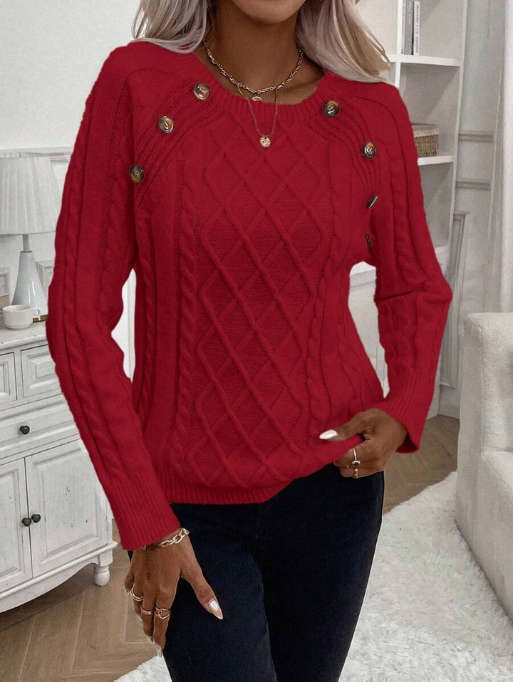 Francisca - Jersey de Punto con Botones