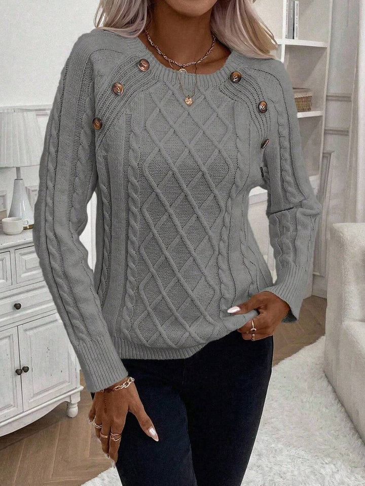 Francisca - Jersey de Punto con Botones