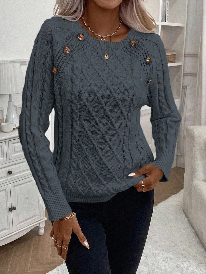 Francisca - Jersey de Punto con Botones