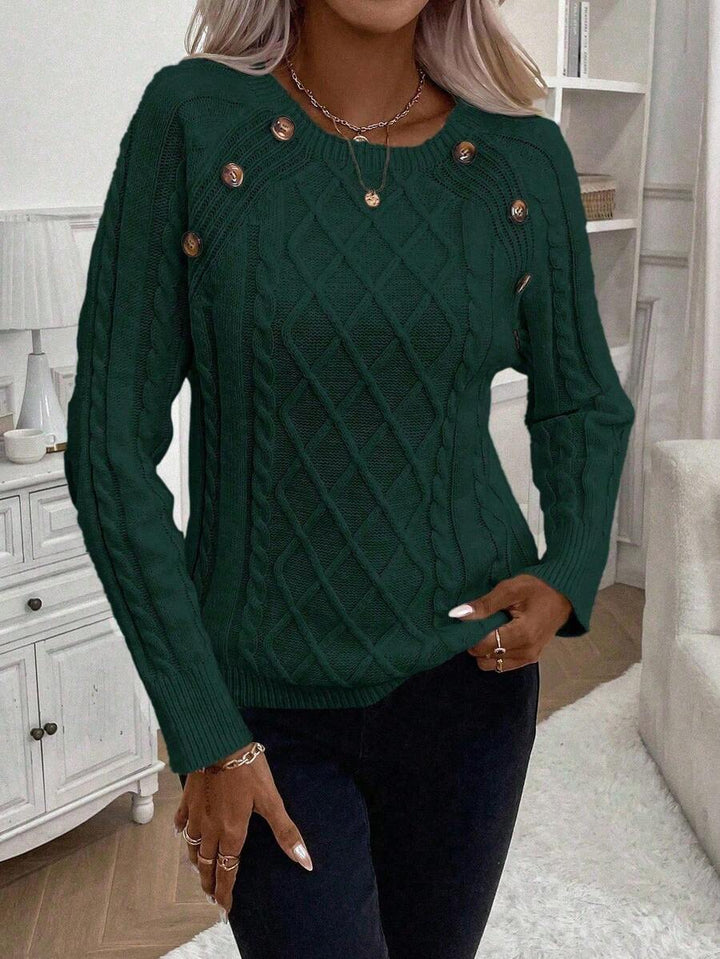 Francisca - Jersey de Punto con Botones