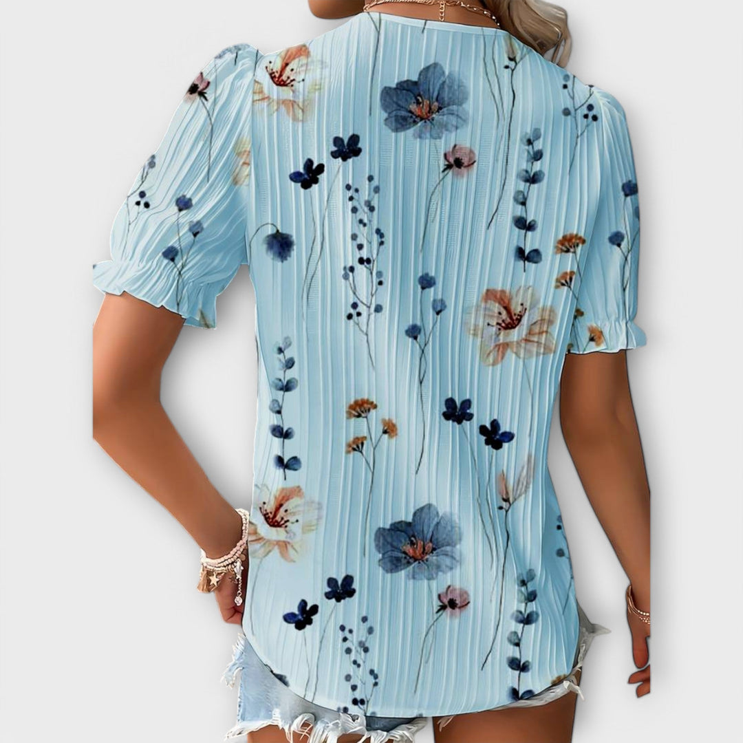 Emília - Blusa con escote en V