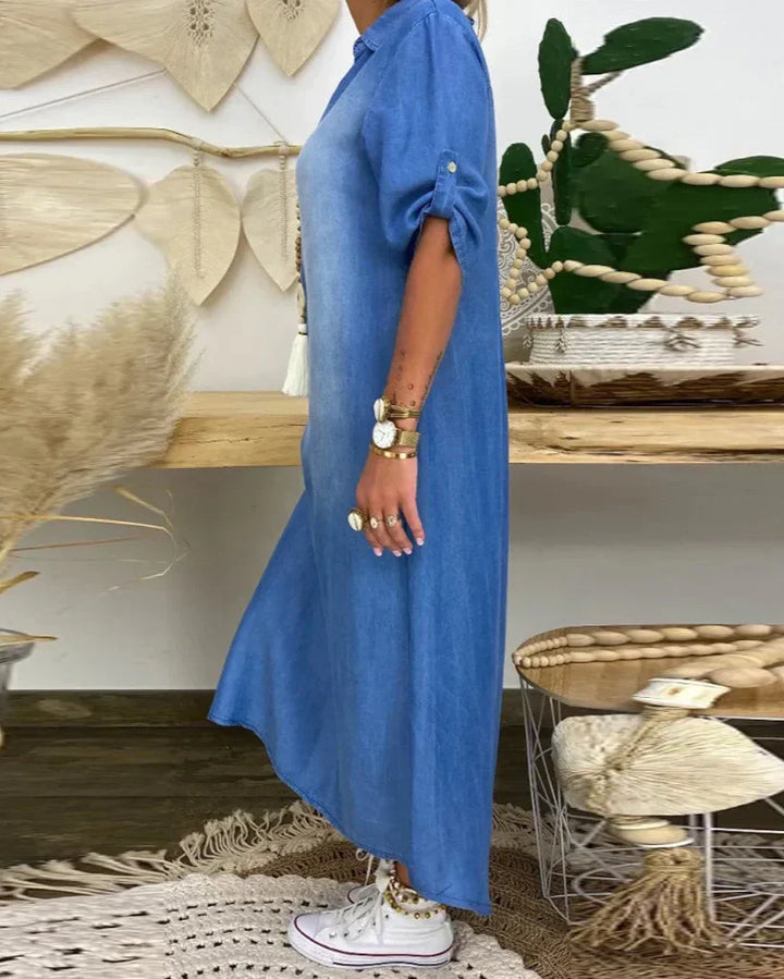 Ibiza - Vestido Maxi De Mezclilla