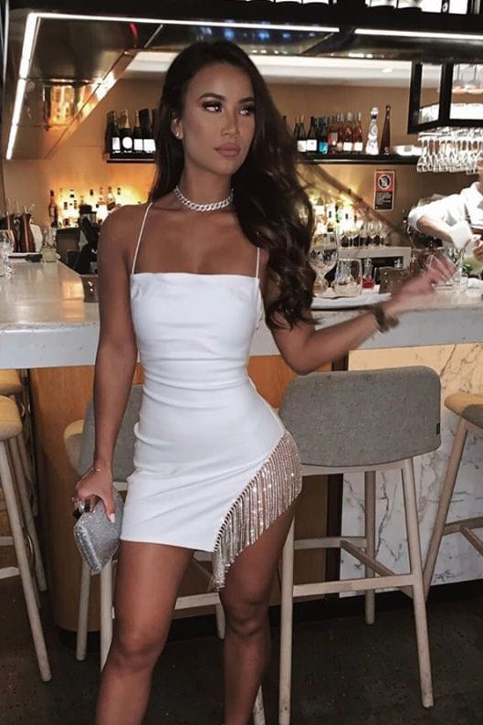 Nicole - Vestido Mini Blanco
