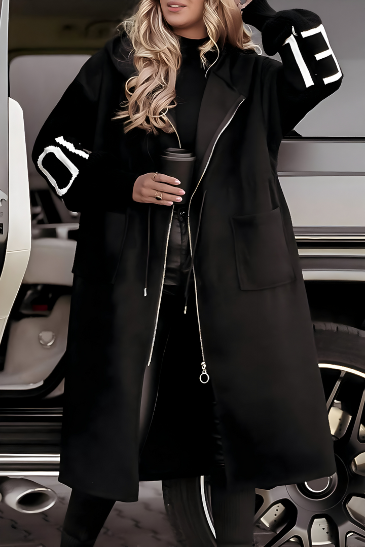 Rosa - Abrigo-cardigan elegante