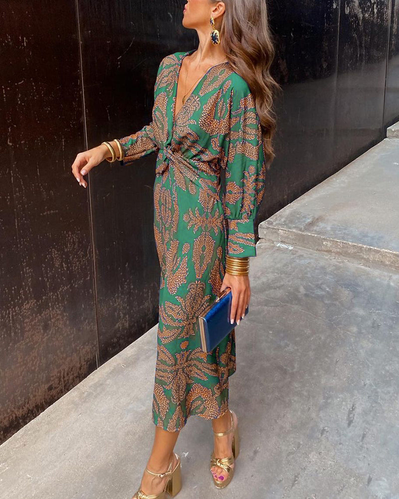 Sabrina - Vestido midi sofisticado