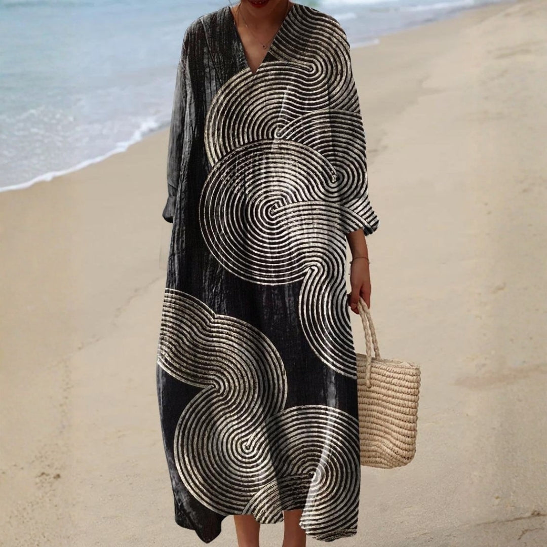 Lara - Vestido de Patchwork Bohemio