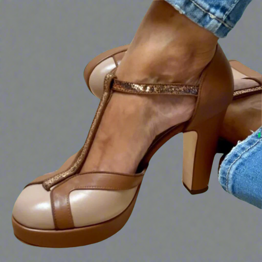 Criselmara - Sandalias de tacón elegantes y cómodas