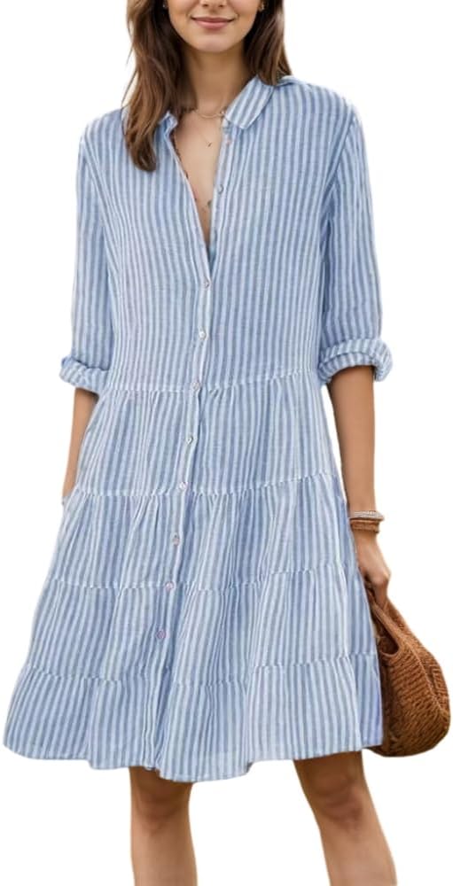 Ana - Vestido de Verano a Rayas