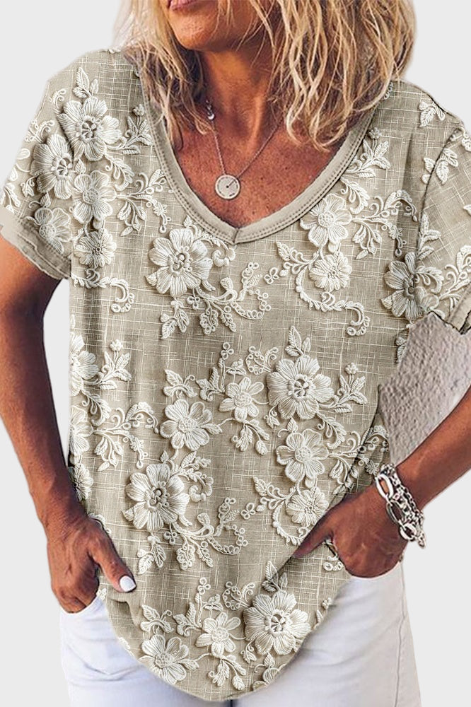 Blusa de Escote al Atardecer