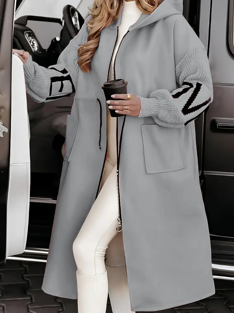 Rosa - Abrigo-cardigan elegante