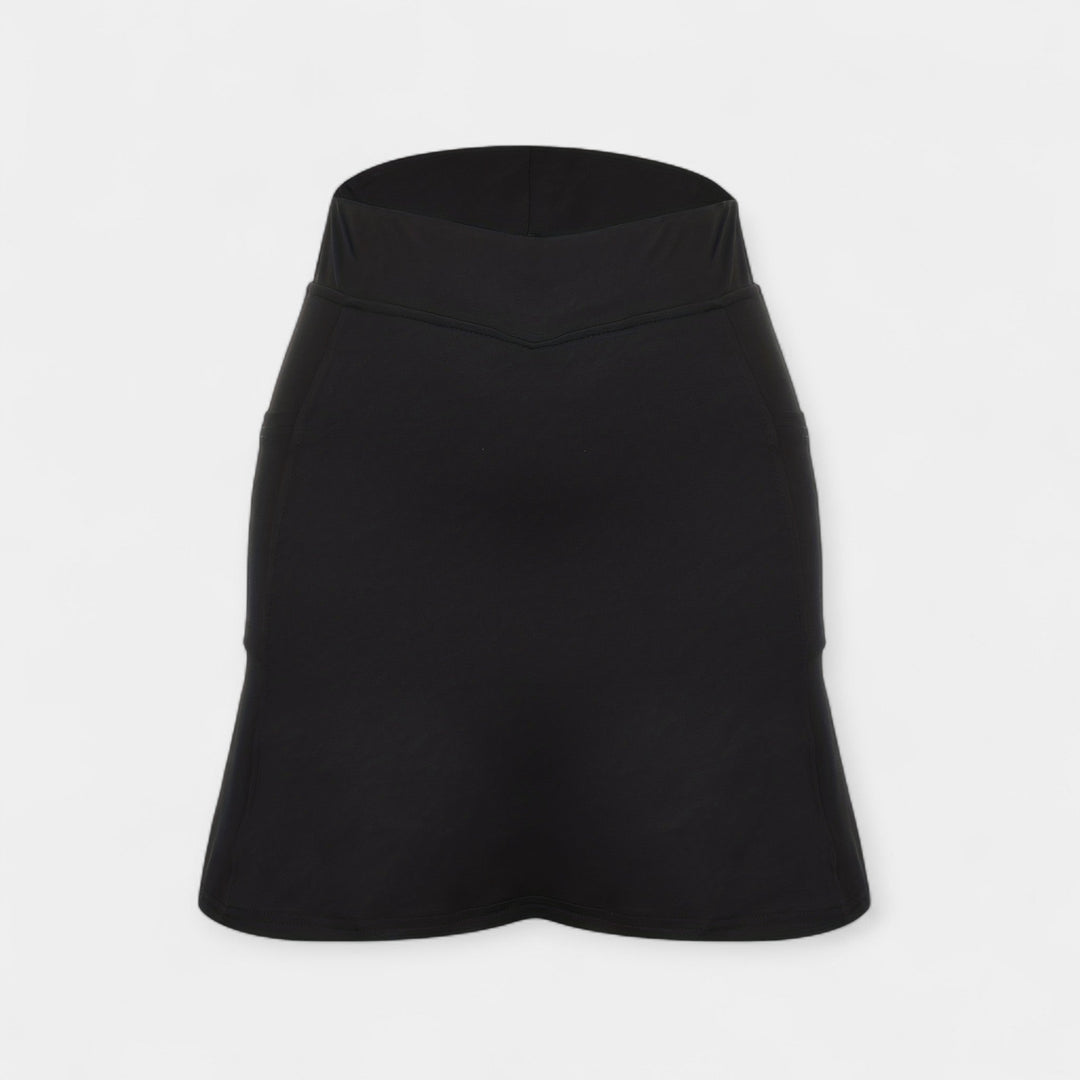 Pantalones Cortos Altos con Falda