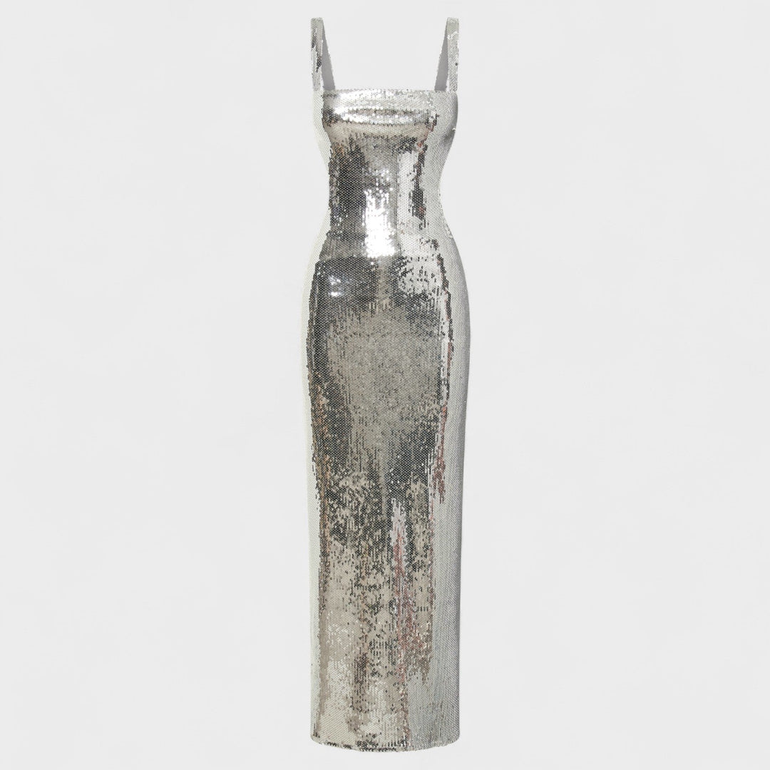 Sparkle Silver - Vestido de gala noche