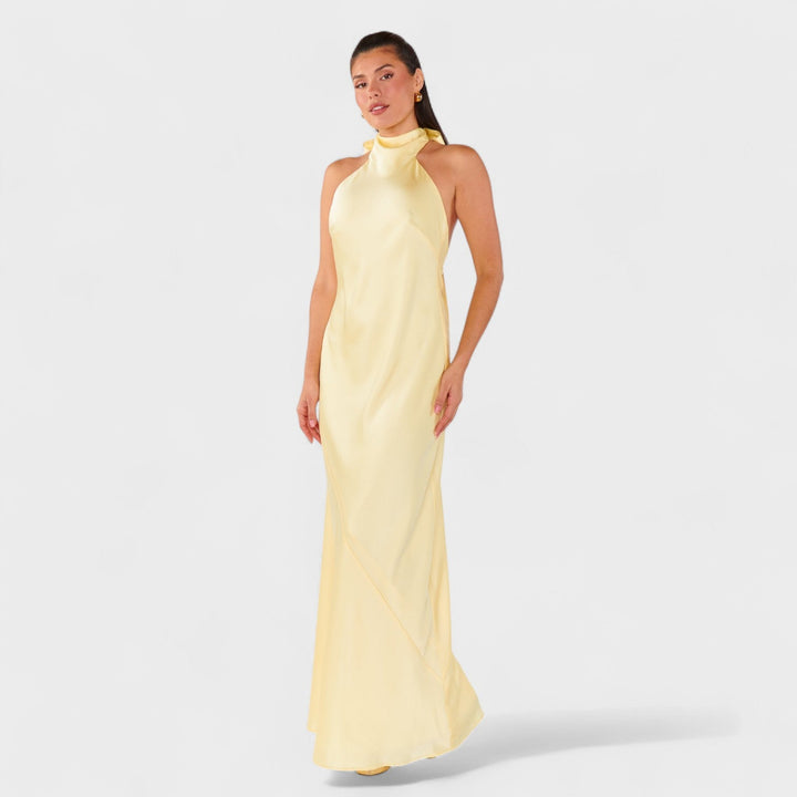 Martina - Vestido con lazo de satén