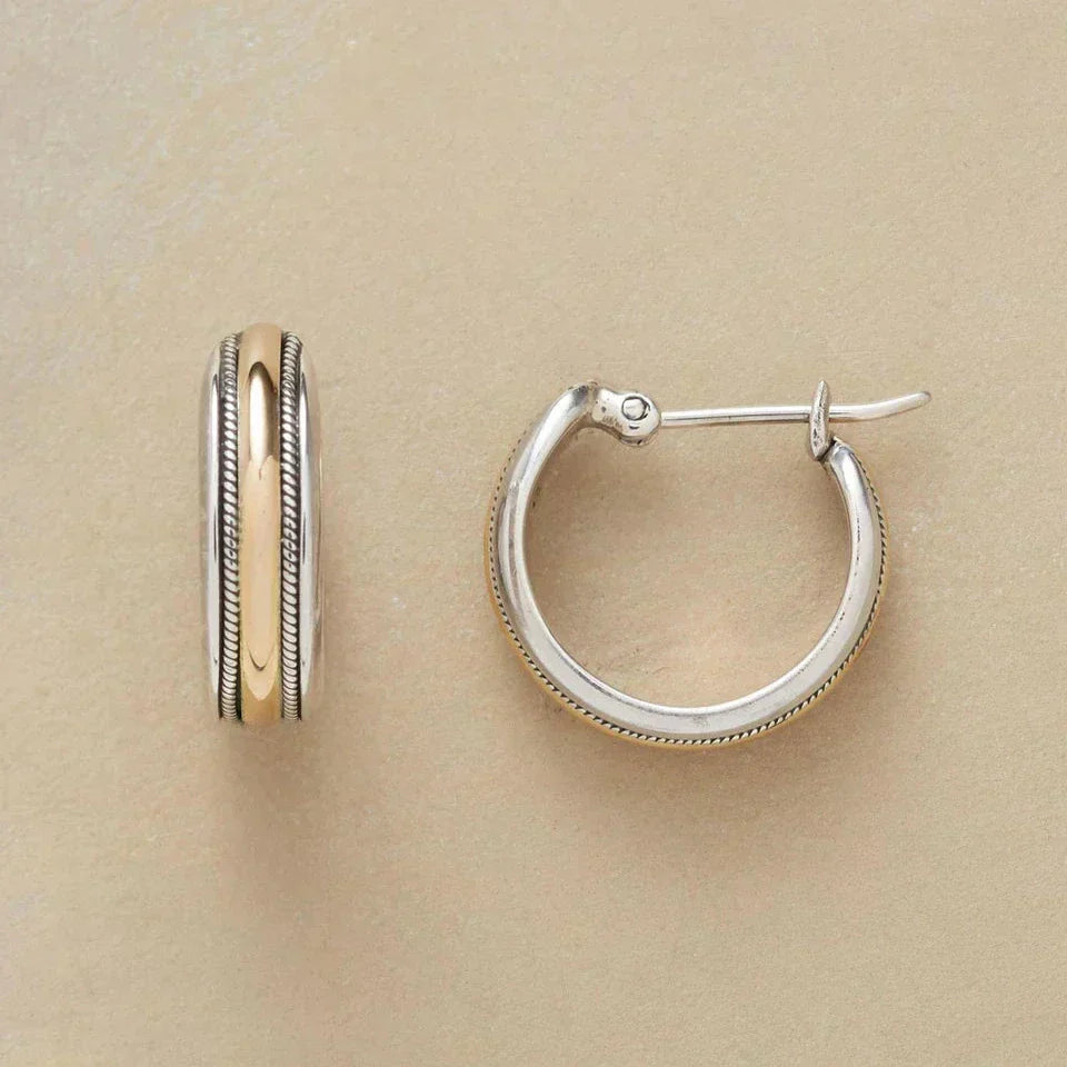 Pulseras vintage Golden Line en plata