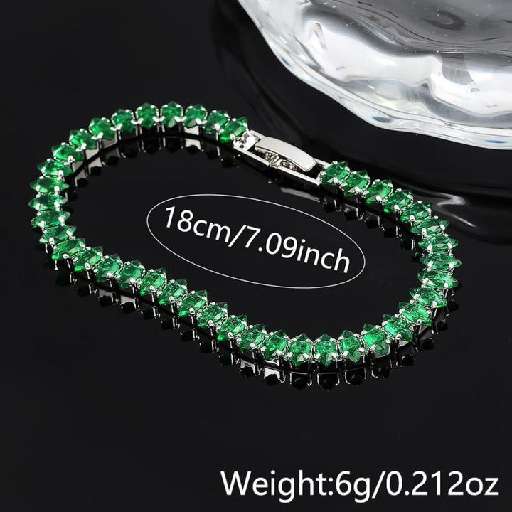 Pulsera con Piedras de Esmeralda