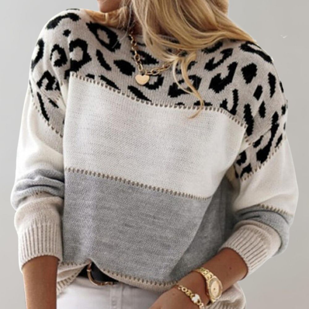Júlia - Camiseta Casual Leopardo