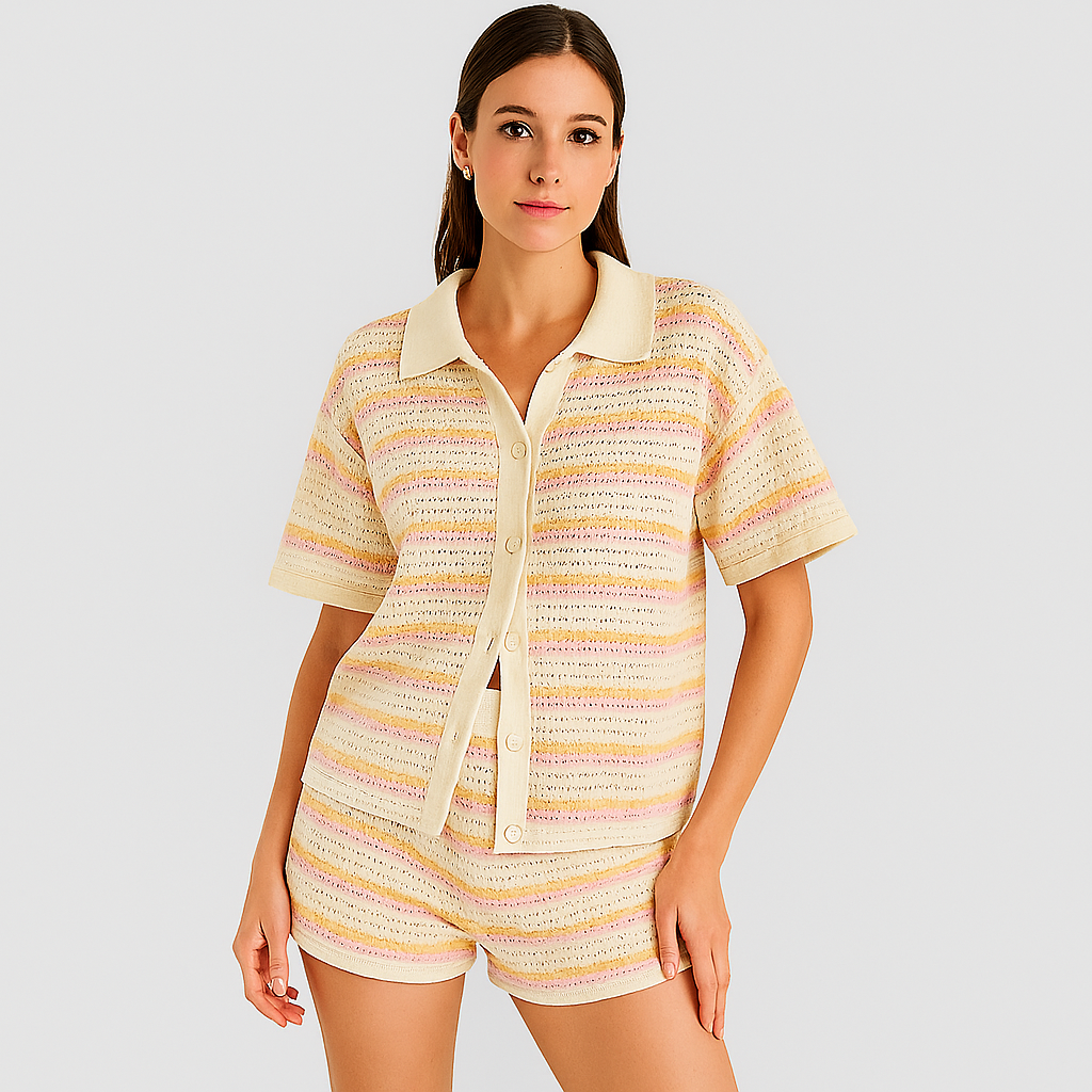 Goldie – Conjunto Coordinado de Punto Abierto