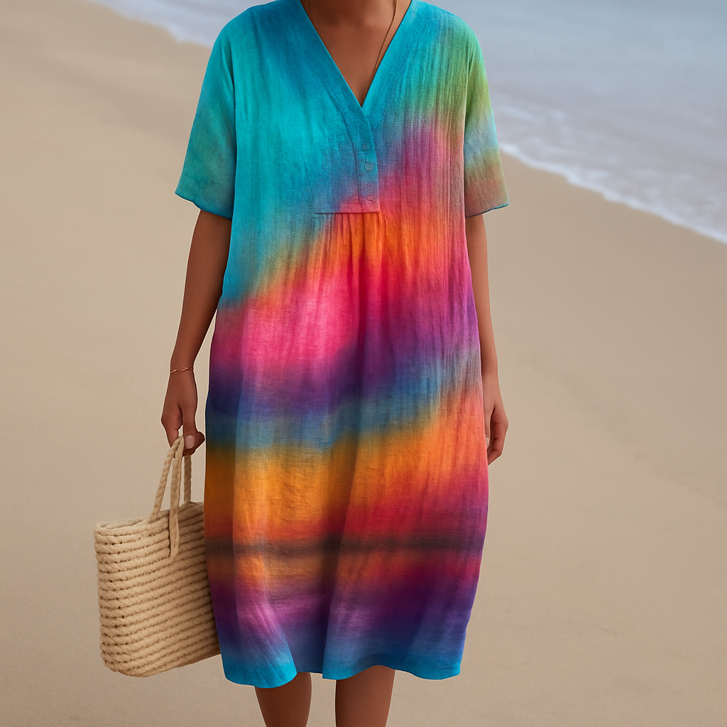 Ema - Vestido Tie-Dye al Atardecer