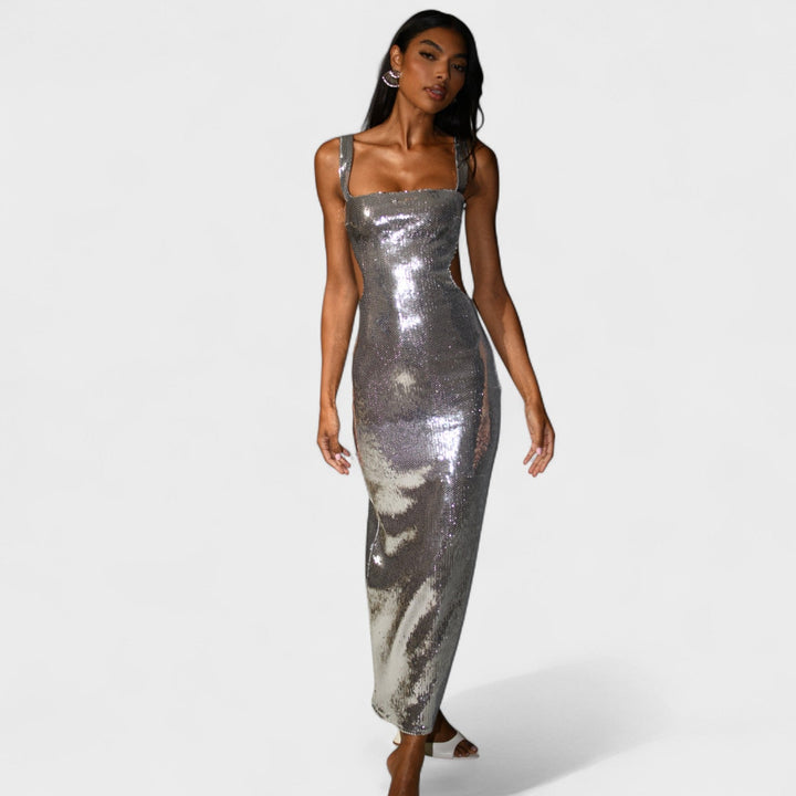 Sparkle Silver - Vestido de gala noche