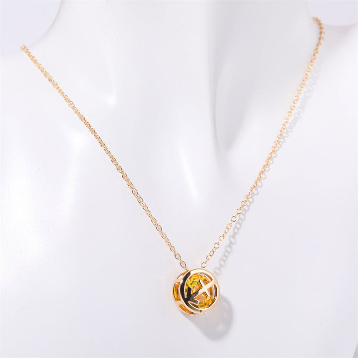 Collar Zodiacal de Doble Cara