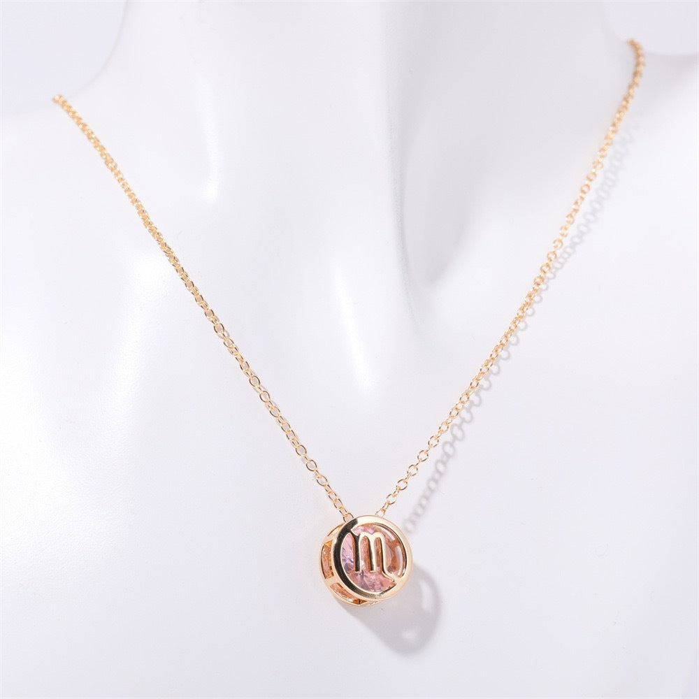 Collar Zodiacal de Doble Cara