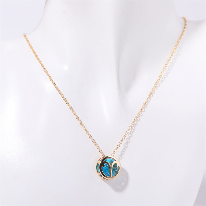 Collar Zodiacal de Doble Cara