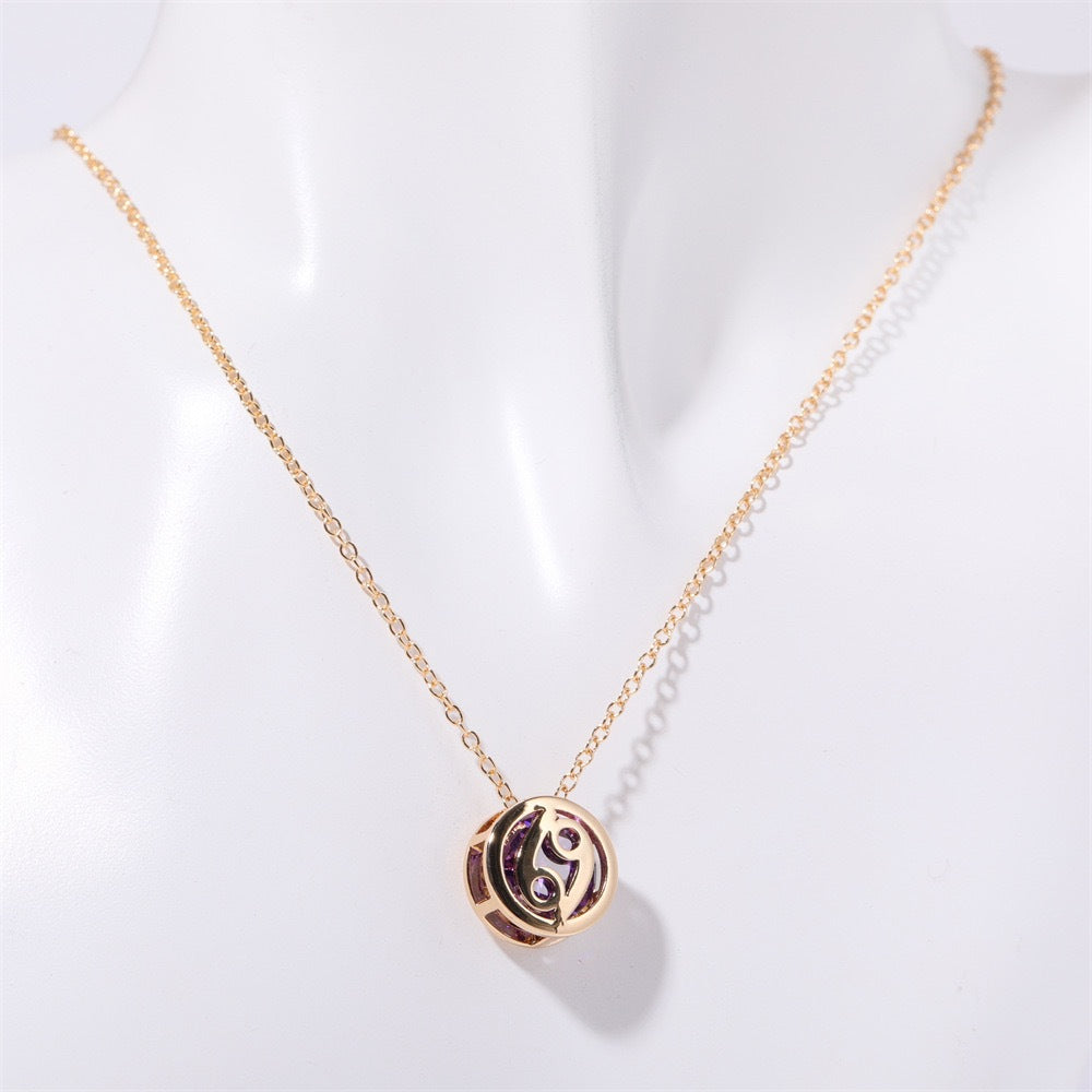 Collar Zodiacal de Doble Cara