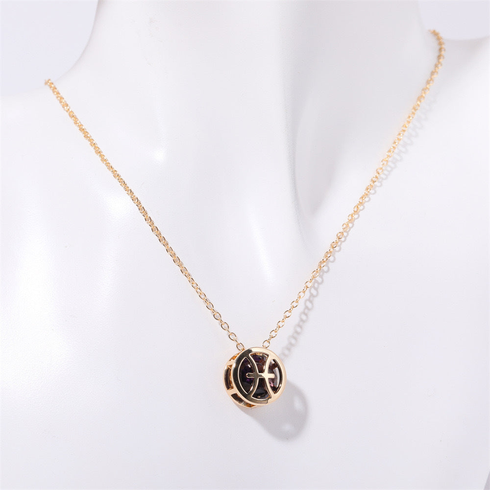 Collar Zodiacal de Doble Cara