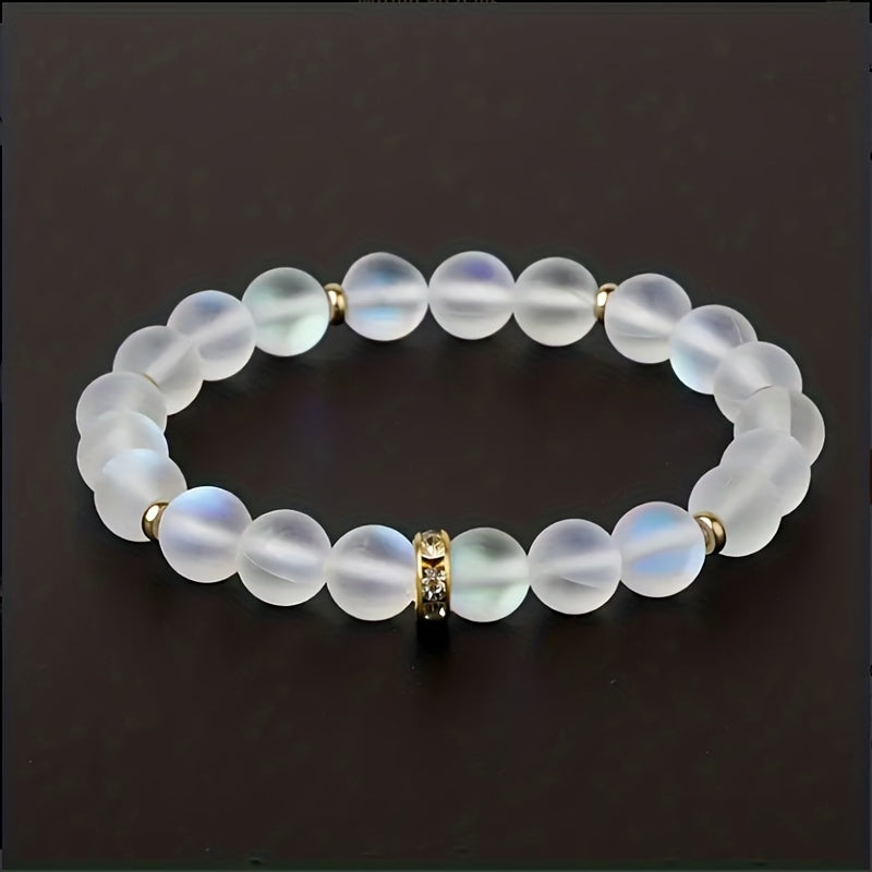 Pulsera de Confianza con Margaritas y Piedra de Luna