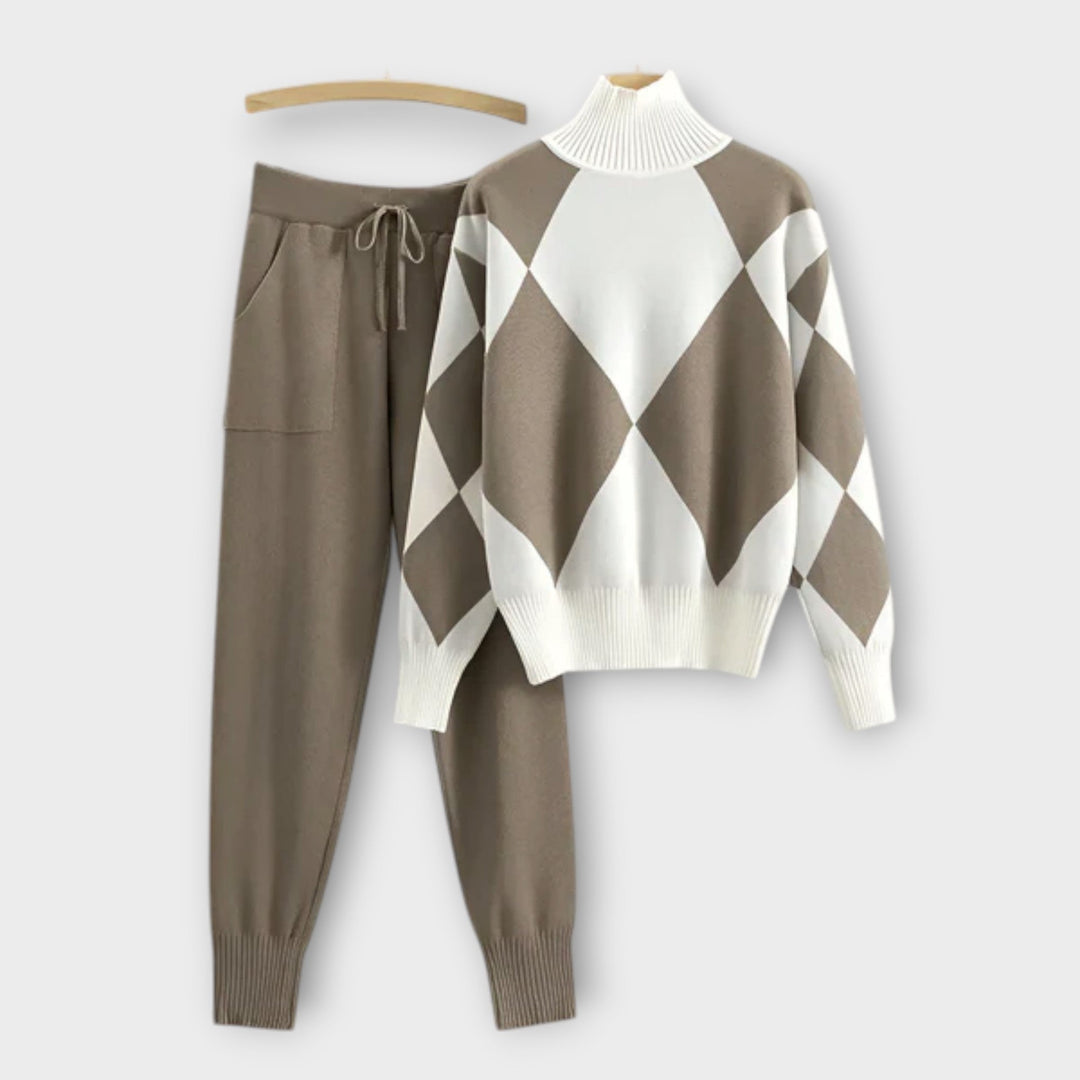 Laura - Conjunto elegante de dos piezas
