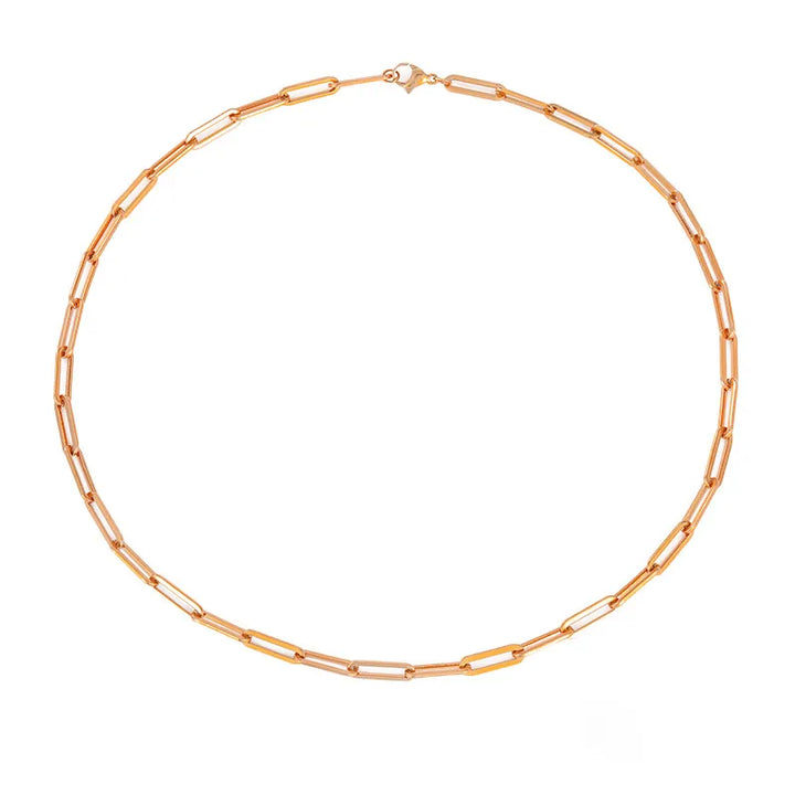Collar de Mujer con Cadena de Acero