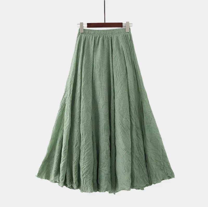 Falda Elegante de Cintura Alta