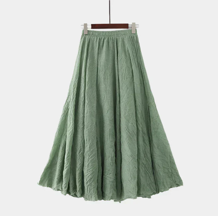 Falda Elegante de Cintura Alta