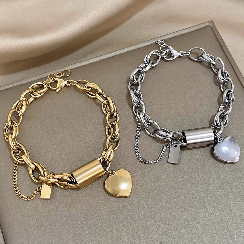 Pulsera Gruesa en Oro