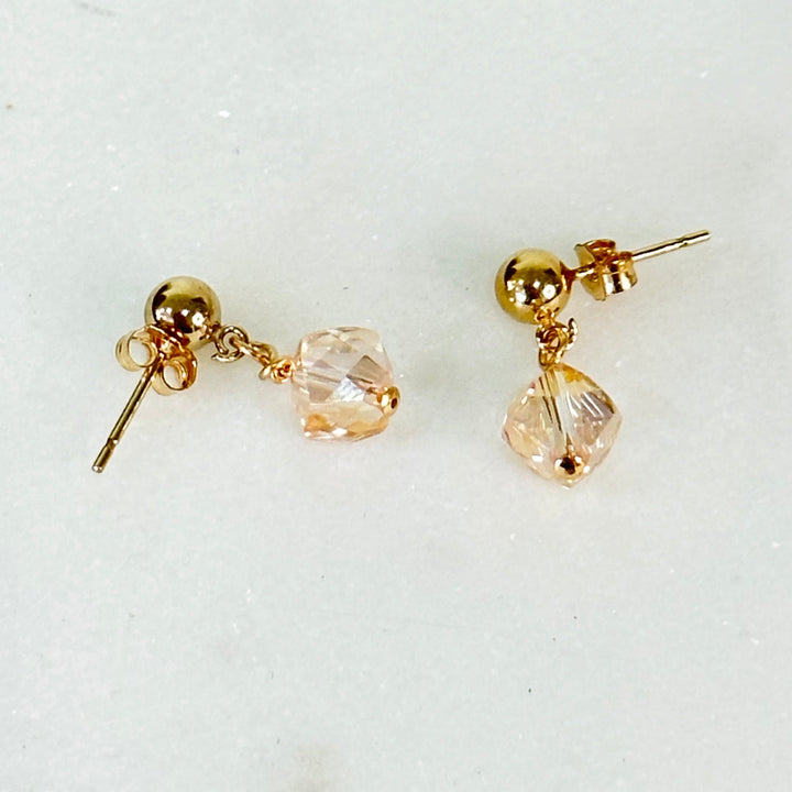 Pendientes colgantes de oro "Liana"
