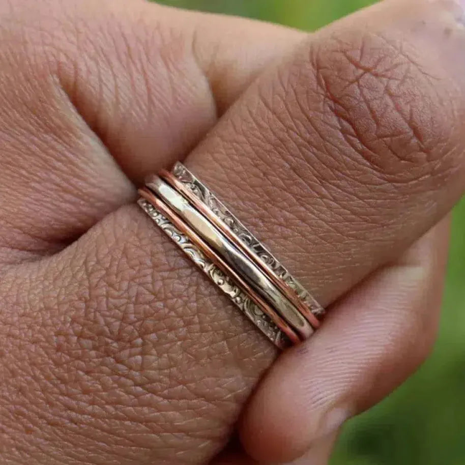 Anillo retro clásico