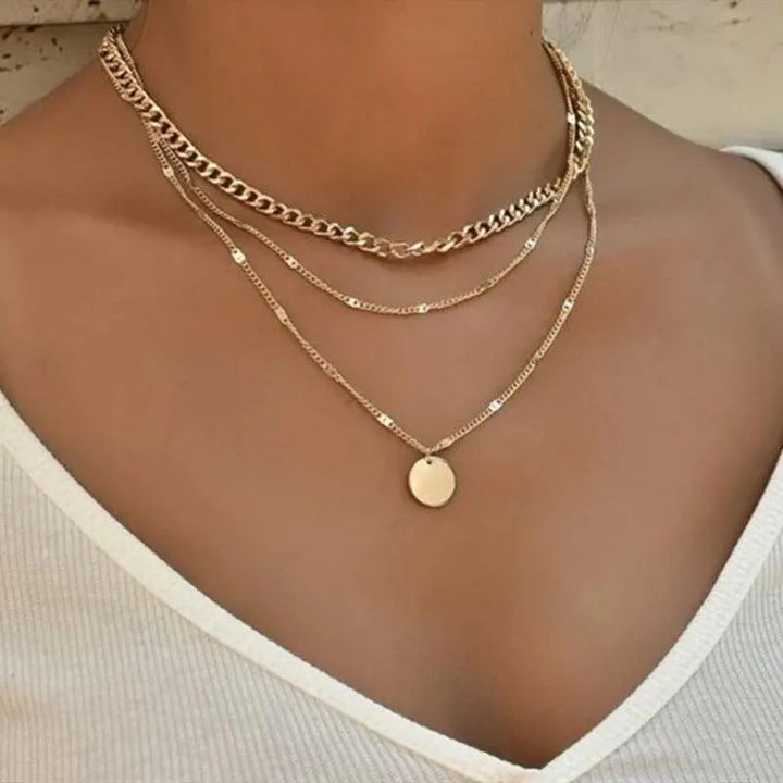 Collar Baño de Oro y Baño de Oro