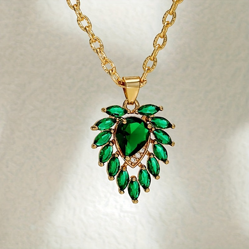 Collar Matilde Corazón de Esmeralda