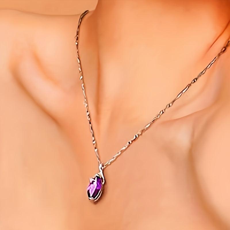 Collar "Verena" con amatista