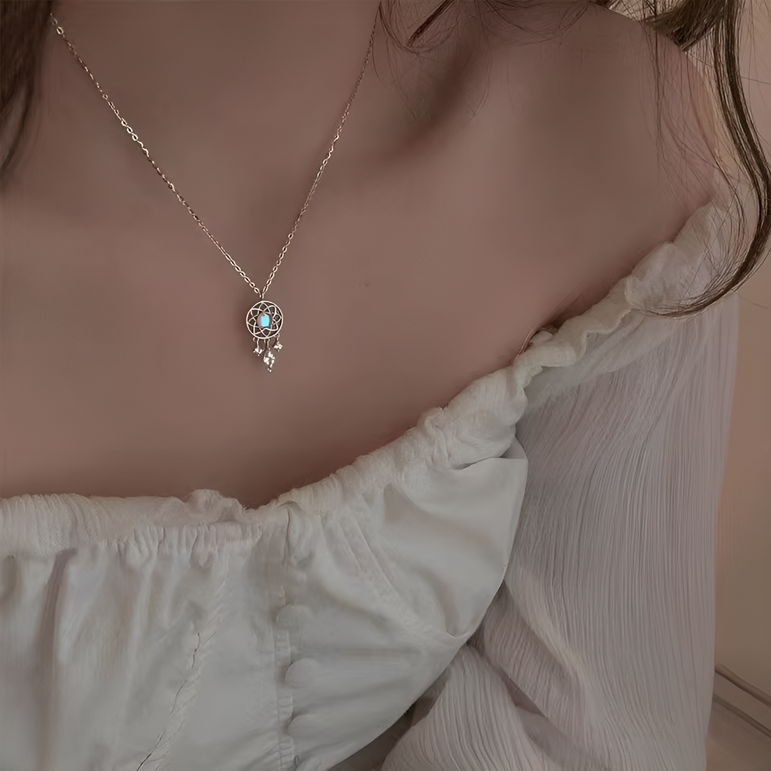 Collar de Piedra de Luna - Atrapasueños