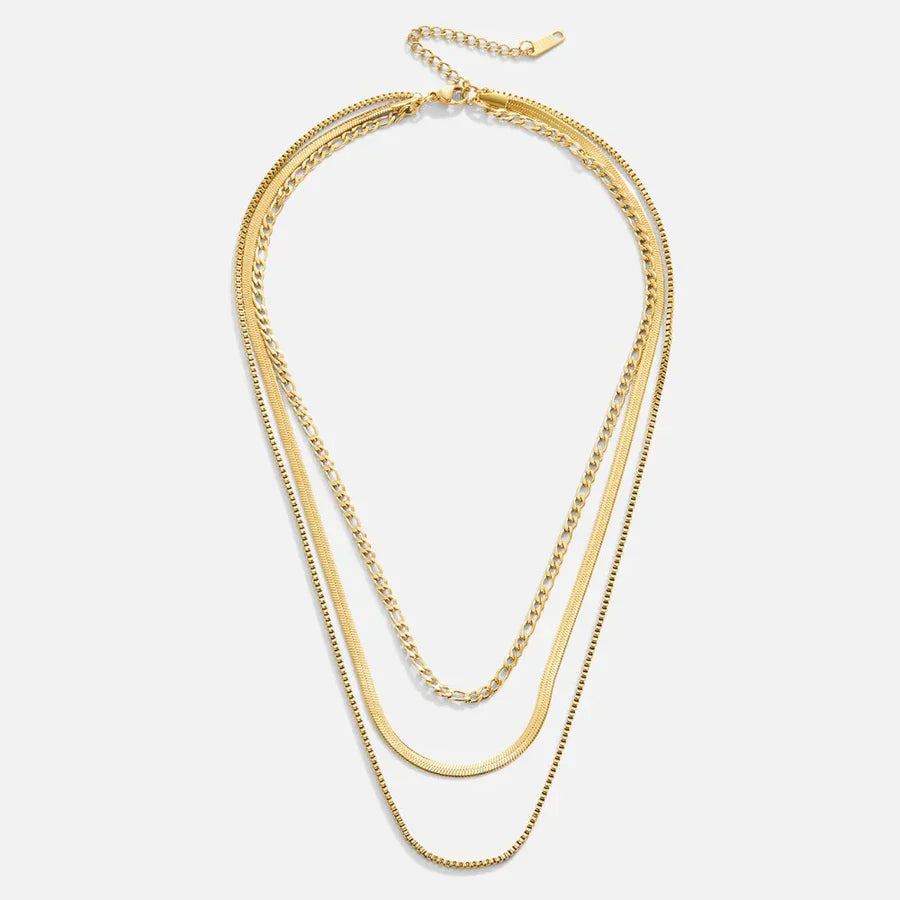 Collar con Capas de Cadena Viena