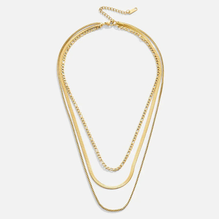 Collar con Capas de Cadena Viena