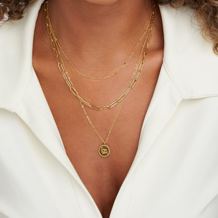 Collar con capas y monedas "Janie"