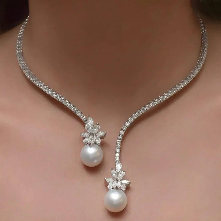 Collar Elegante y Brillante de Margaritas en Plata Esterlina